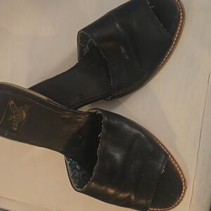 Freebird by Steven Path Black Leather Sandals